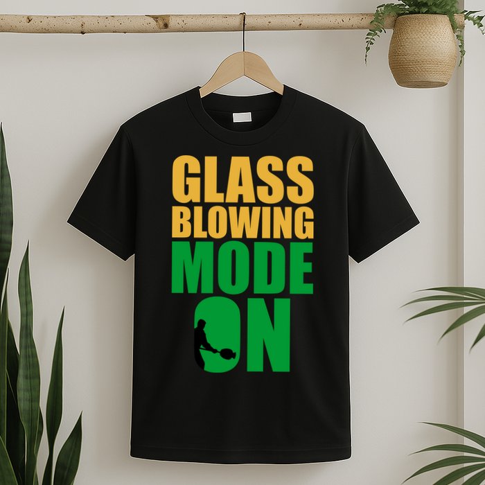 Glass Blowing Mode On Funny Glassblower Retro Vintage Glassblowing T-Shirt