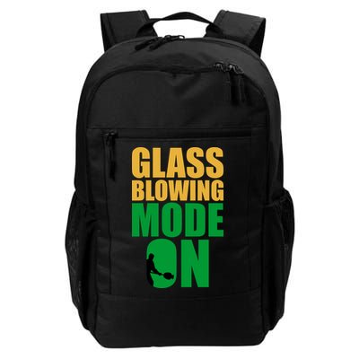 Glass Blowing Mode On Funny Glassblower Retro Vintage Glassblowing Backpack