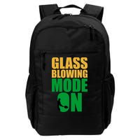 Glass Blowing Mode On Funny Glassblower Retro Vintage Glassblowing Backpack