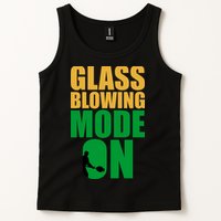 Glass Blowing Mode On Funny Glassblower Retro Vintage Glassblowing Tank Top