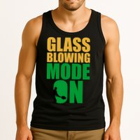 Glass Blowing Mode On Funny Glassblower Retro Vintage Glassblowing Tank Top