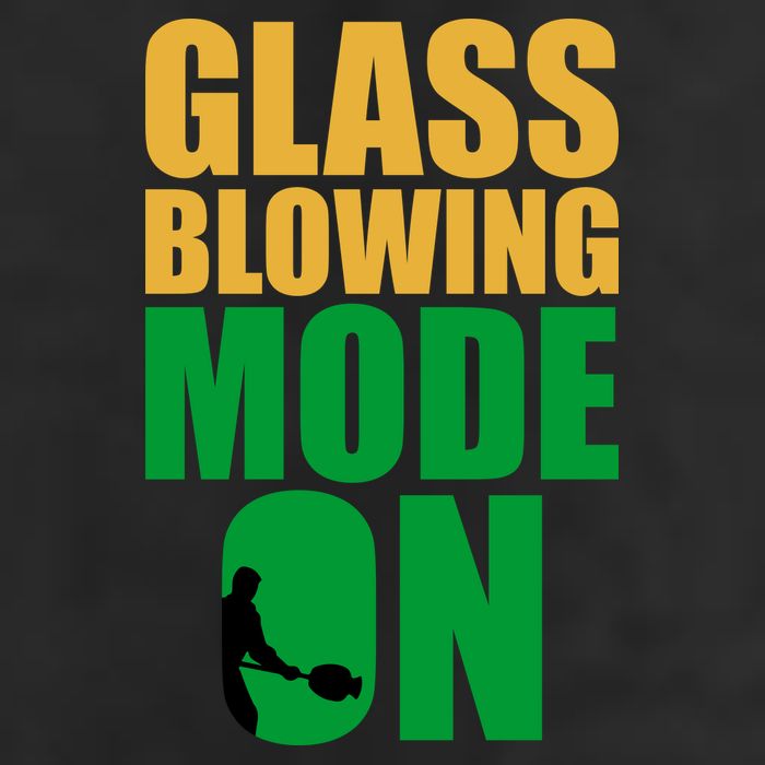 Glass Blowing Mode On Funny Glassblower Retro Vintage Glassblowing Golf Towel