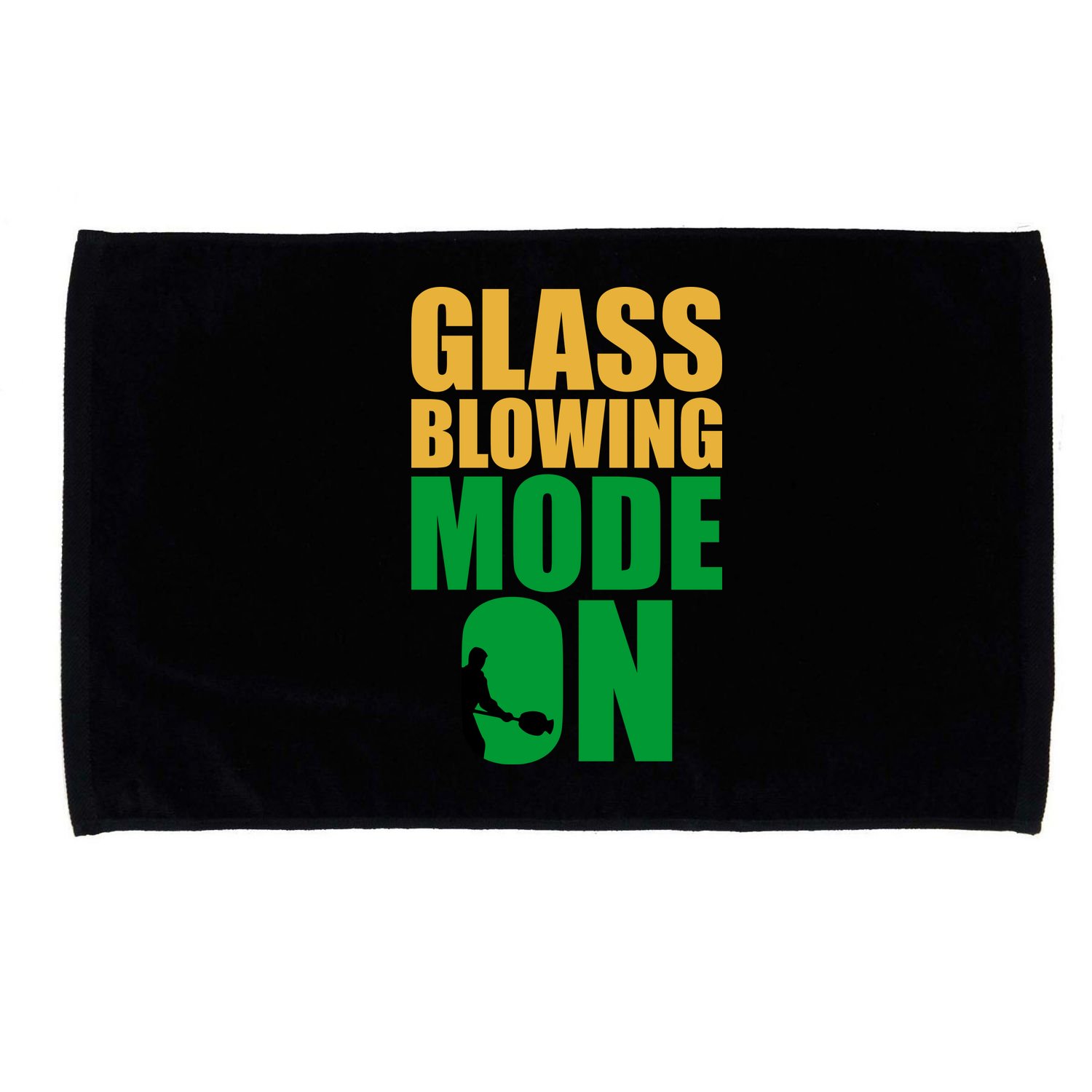 Glass Blowing Mode On Funny Glassblower Retro Vintage Glassblowing Microfiber Hand Towel