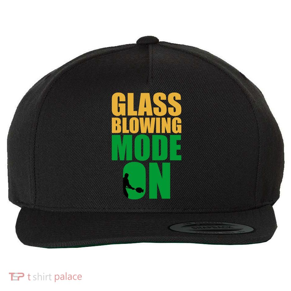 Glass Blowing Mode On Funny Glassblower Retro Vintage Glassblowing Wool Snapback Cap