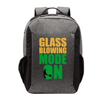 Glass Blowing Mode On Funny Glassblower Retro Vintage Glassblowing Vector Backpack