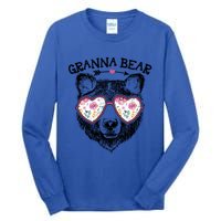 Granna Bear Mom Grandma Cute Floral Happy MotherS Day Great Gift Tall Long Sleeve T-Shirt