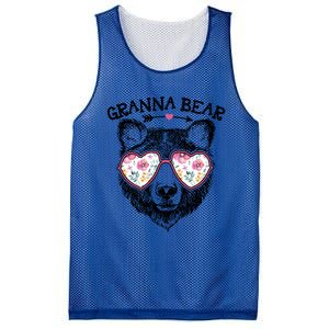 Granna Bear Mom Grandma Cute Floral Happy MotherS Day Great Gift Mesh Reversible Basketball Jersey Tank