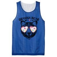 Granna Bear Mom Grandma Cute Floral Happy MotherS Day Great Gift Mesh Reversible Basketball Jersey Tank