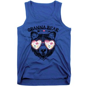 Granna Bear Mom Grandma Cute Floral Happy MotherS Day Great Gift Tank Top