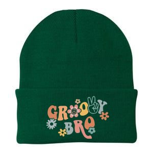 Groovy Brother Matching Family 1st Birthday Party Knit Cap Winter Beanie