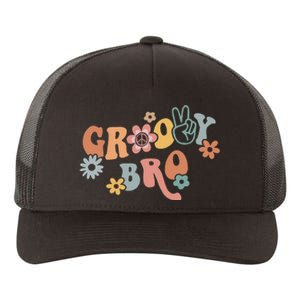 Groovy Brother Matching Family 1st Birthday Party Yupoong Adult 5-Panel Trucker Hat