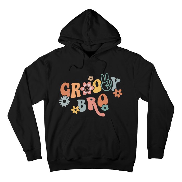 Groovy Brother Matching Family 1st Birthday Party Hoodie