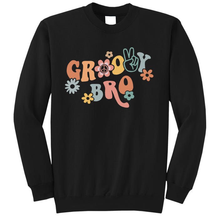 Groovy Brother Matching Family 1st Birthday Party Sweatshirt