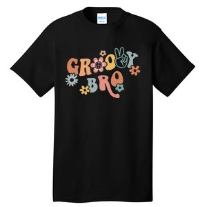 Groovy Brother Matching Family 1st Birthday Party Tall T-Shirt