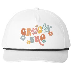 Groovy Brother Matching Family 1st Birthday Party Snapback Five-Panel Rope Hat