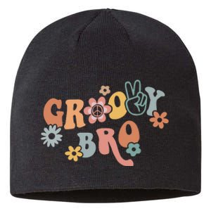 Groovy Brother Matching Family 1st Birthday Party Sustainable Beanie