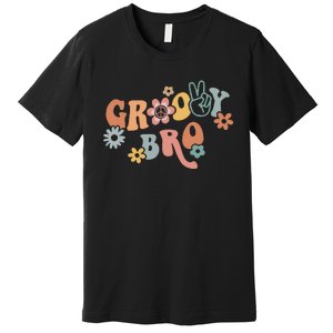 Groovy Brother Matching Family 1st Birthday Party Premium T-Shirt