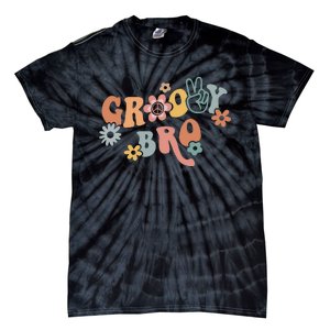 Groovy Brother Matching Family 1st Birthday Party Tie-Dye T-Shirt