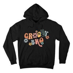 Groovy Brother Matching Family 1st Birthday Party Tall Hoodie