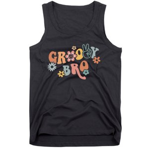 Groovy Brother Matching Family 1st Birthday Party Tank Top