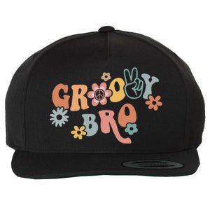 Groovy Brother Matching Family 1st Birthday Party Wool Snapback Cap