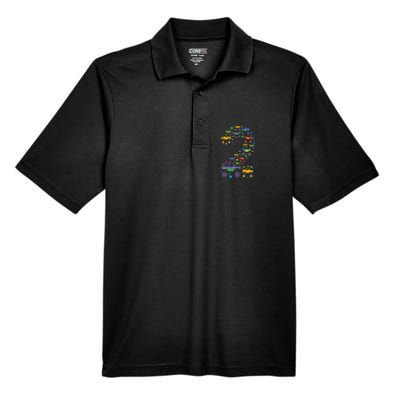 Graphic Boy Monster Truck 2nd Birthday 2 Years Men's Origin Performance Pique Polo