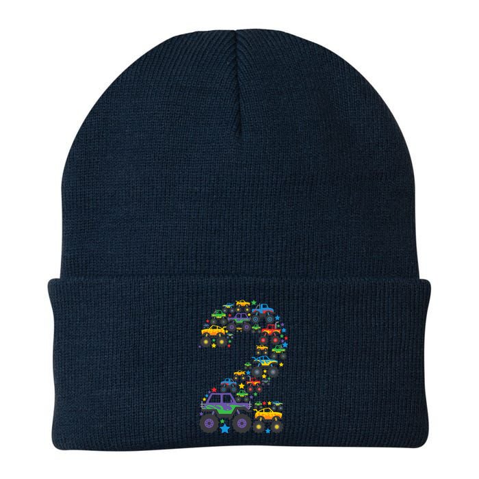 Graphic Boy Monster Truck 2nd Birthday 2 Years Knit Cap Winter Beanie