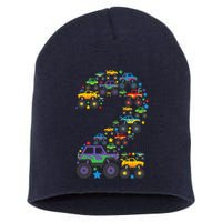 Graphic Boy Monster Truck 2nd Birthday 2 Years Short Acrylic Beanie