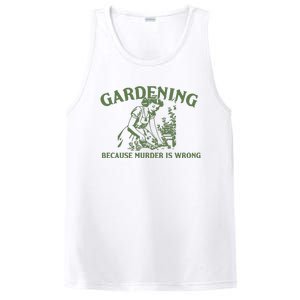 Gardening Because Murder Is Wrong Retro PosiCharge Competitor Tank