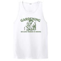 Gardening Because Murder Is Wrong Retro PosiCharge Competitor Tank