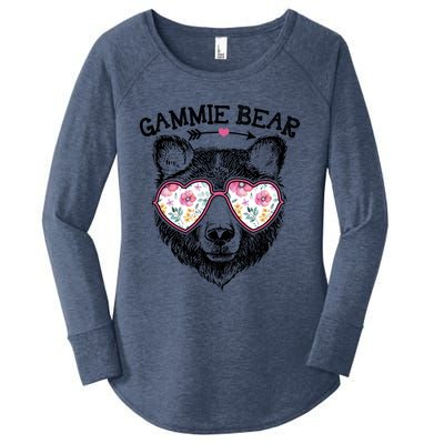 Gammie Bear Mom Grandma Cute Floral Happy MotherS Day Meaningful Gift Women's Perfect Tri Tunic Long Sleeve Shirt