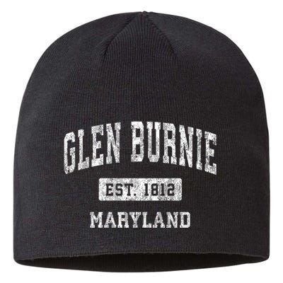 Glen Burnie Maryland Md Vintage Sports Sustainable Beanie