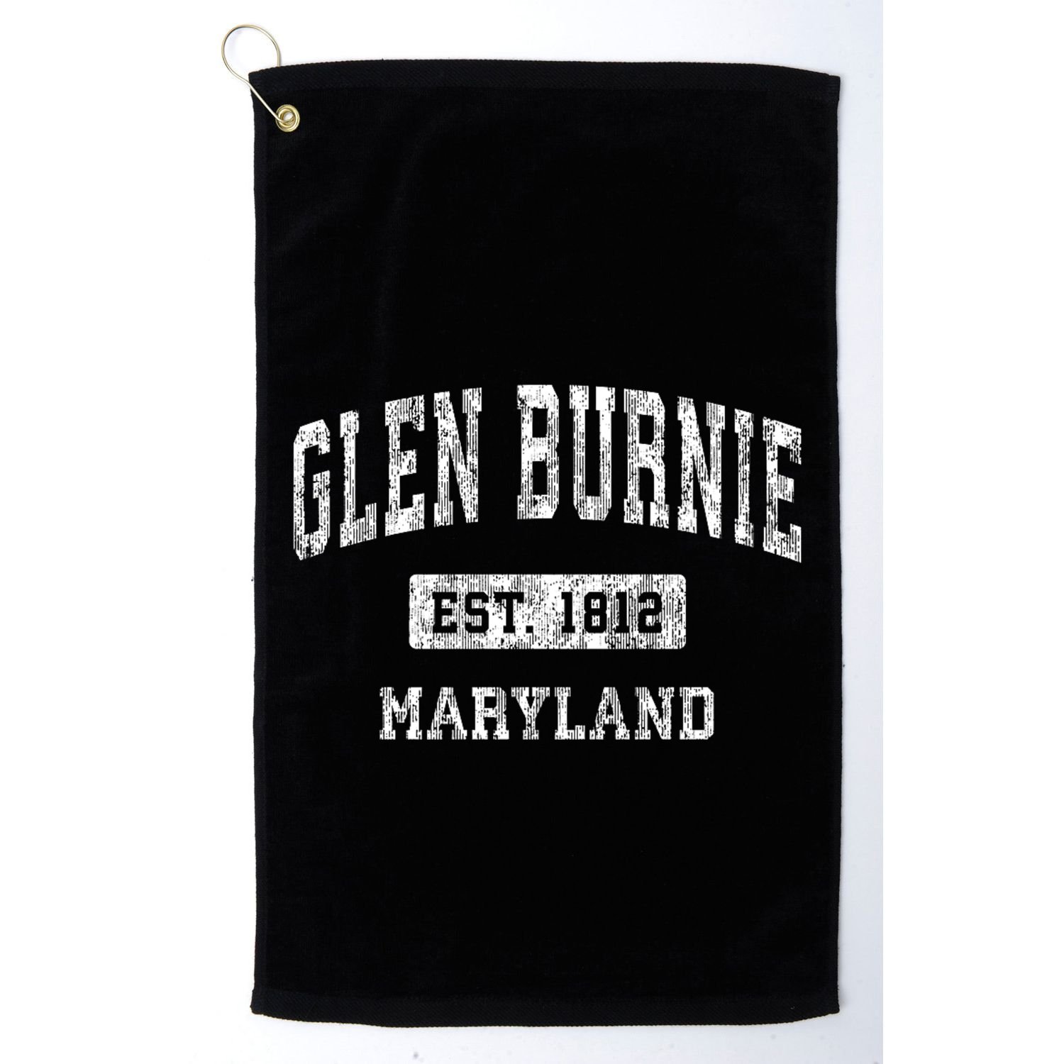 Glen Burnie Maryland Md Vintage Sports Golf Towel