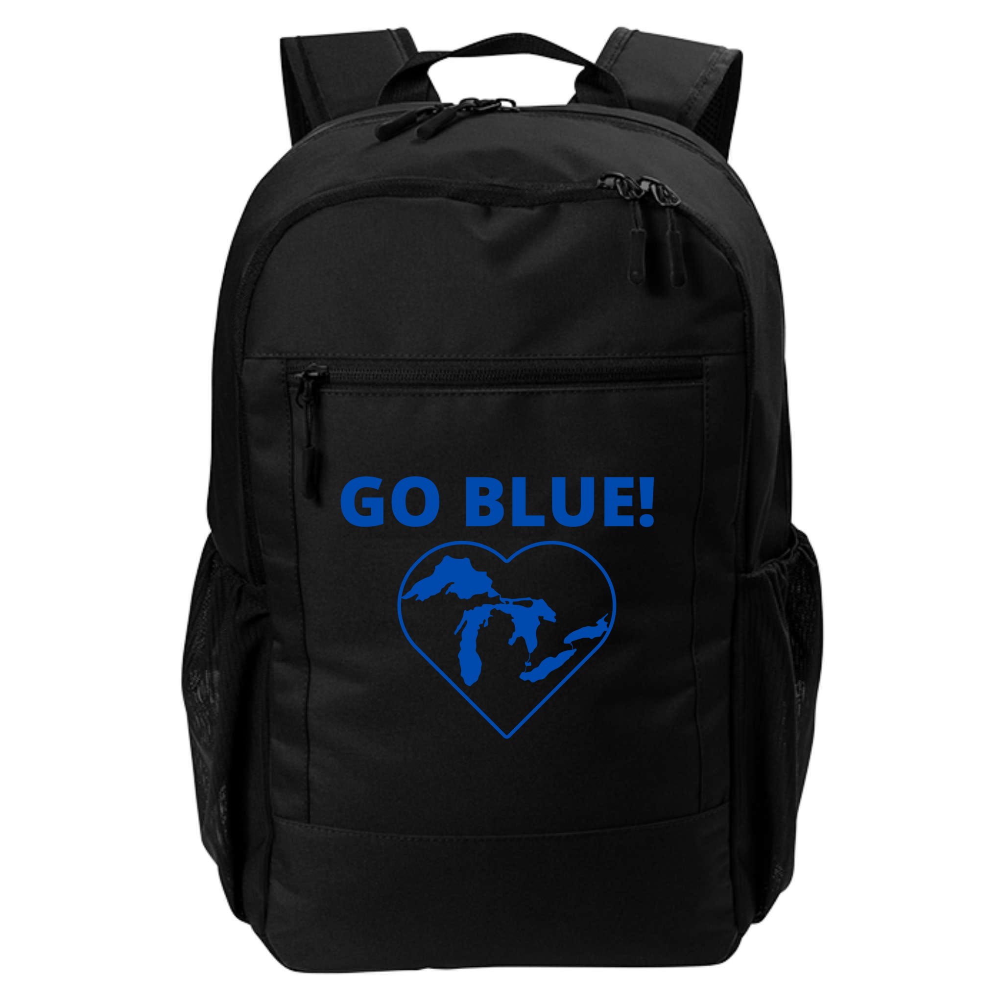 Go Blue Michigan Heart Backpack