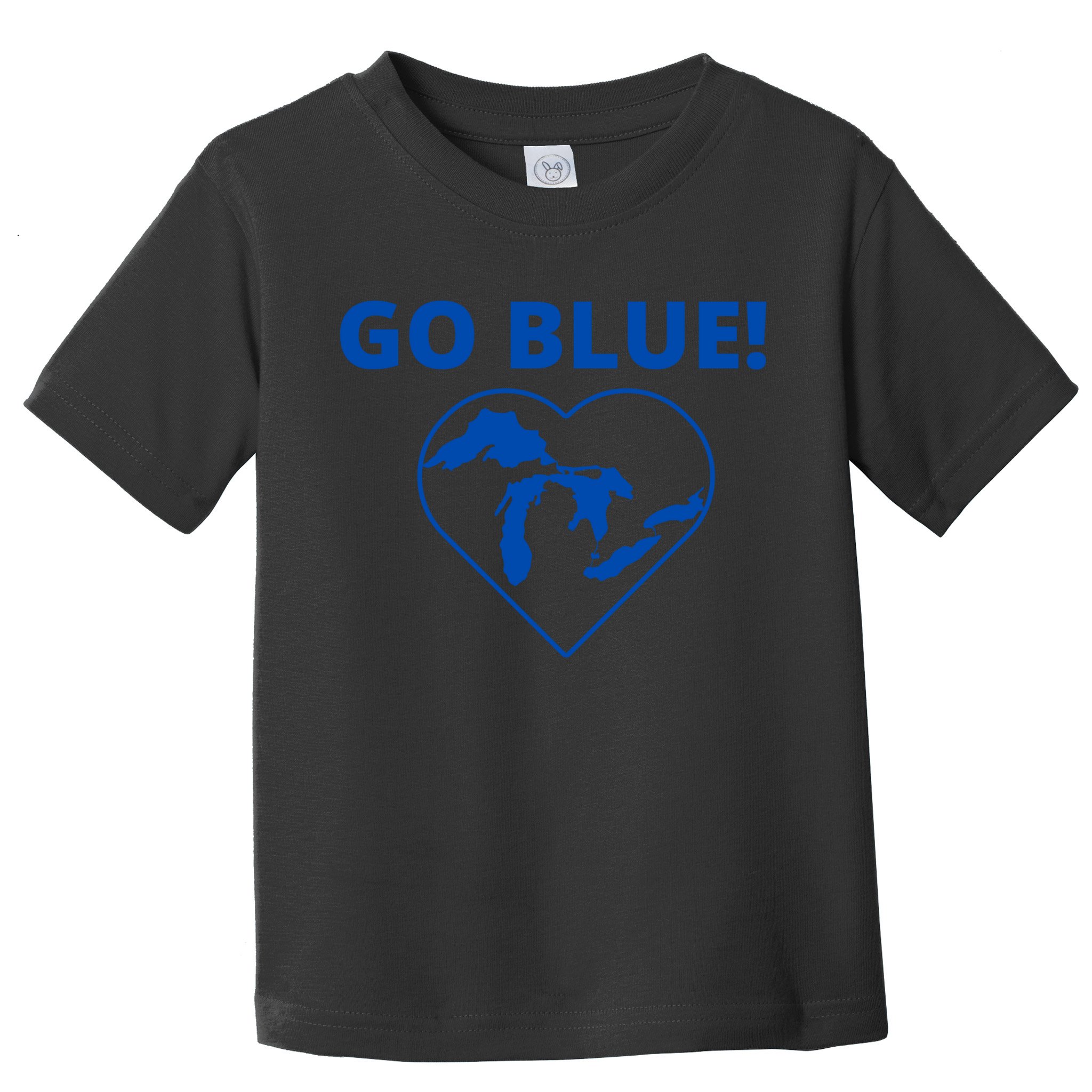 Go Blue Michigan Heart Toddler T-Shirt