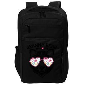 Granny Bear Mom Grandma Cute Floral Happy MotherS Day Gift Impact Tech Backpack