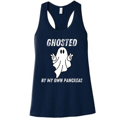 Ghosted By My Own Pancreas Type 1 Diabetes Humor Women's Racerback Tank