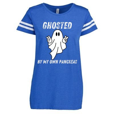 Ghosted By My Own Pancreas Type 1 Diabetes Humor Enza Ladies Jersey Football T-Shirt