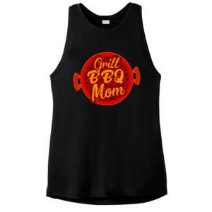 Grill Bbq Mom Grilling Chef Cook Mommy Mothers Day Gift Cool Gift Ladies PosiCharge Tri-Blend Wicking Tank