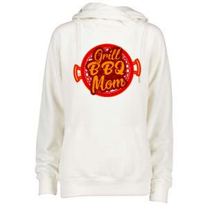 Grill Bbq Mom Grilling Chef Cook Mommy Mothers Day Gift Cool Gift Womens Funnel Neck Pullover Hood