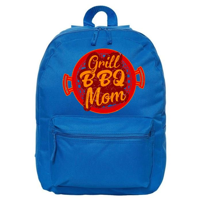 Grill Bbq Mom Grilling Chef Cook Mommy Mothers Day Gift Cool Gift 16 in Basic Backpack