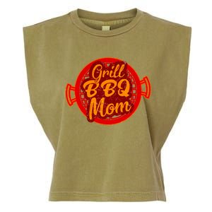 Grill Bbq Mom Grilling Chef Cook Mommy Mothers Day Gift Cool Gift Garment-Dyed Women's Muscle Tee