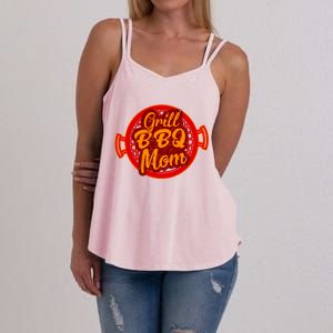 Grill Bbq Mom Grilling Chef Cook Mommy Mothers Day Gift Cool Gift Women's Strappy Tank