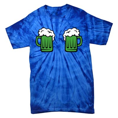 Green Beer Mug Shamrock St Patricks Day Gift Funny Ing Great Gift Tie-Dye T-Shirt