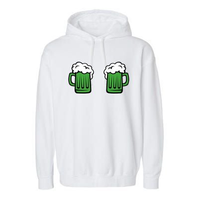 Green Beer Mug Shamrock St Patricks Day Gift Funny Ing Great Gift Garment-Dyed Fleece Hoodie