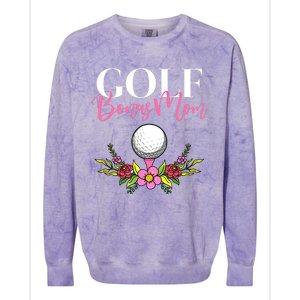 Golf Bonus Mom Golfer Stepmother Gift Colorblast Crewneck Sweatshirt