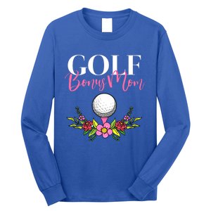 Golf Bonus Mom Golfer Stepmother Gift Long Sleeve Shirt