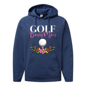 Golf Bonus Mom Golfer Stepmother Gift Performance Fleece Hoodie