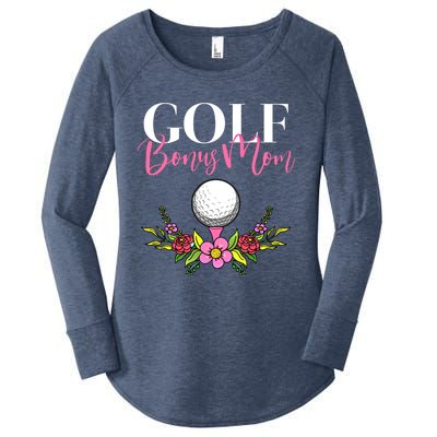 Golf Bonus Mom Golfer Stepmother Gift Women's Perfect Tri Tunic Long Sleeve Shirt