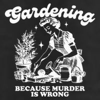 Gardening Because Murder Is Wrong Microfiber Hand Towel